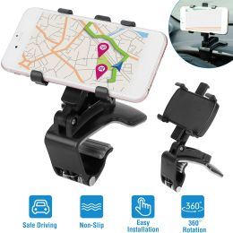 Car Dashboard Phone Stand Car Phone Holder Non-slip 360Â°Rotation Dashboard Phone Holder Suitable For 3-7in Cell Phone