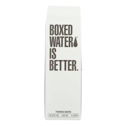 Boxed Water Is Better - Purified Water - Case of 12 - 33.8 fl oz.