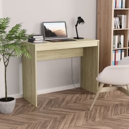 Desk Sonoma Oak 35.4"x15.7"x28.3" Engineered Wood