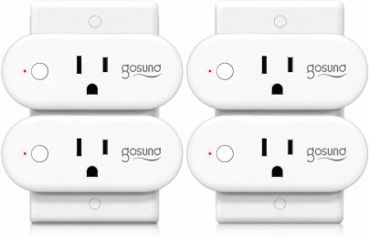 Gosund 4Pack Mini Smart Plug Home WiFi Outlet Socket Work With Alexa Google Home