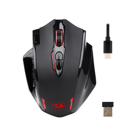 Redragon M913 Impact Elite Wired Wireless Gaming Mouse with 16 Programmable Buttons 16000 DPI Game Mice for Computer Laptop