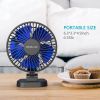 USB Desk Fan, Small but Mighty, Quiet Portable Fan for Desktop Office Table, 40Ã‚Â° Adjustment for Better Cooling, 3 Speeds, 4.9 ft Cord RT