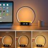 1pc Wireless Charger Table Lamp, 18W Touch Lamp Alarm Clock With Wireless Charging Wake-Up Light, Digital Sonic 10W Max Qi Charger Nightstand Reading