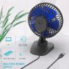 USB Desk Fan, Small but Mighty, Quiet Portable Fan for Desktop Office Table, 40Ã‚Â° Adjustment for Better Cooling, 3 Speeds, 4.9 ft Cord RT