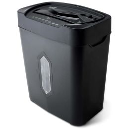 High Security 10-Sheet Microcut Paper and Credit Card Shredder with 5.2 Gallon Wastebasket