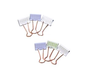 12 Pcs Cute Metal Binder Clips/Paper Clips/Binders/Clamp Office Desk Accessories