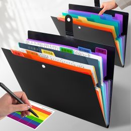 7-Grid Rainbow Expanding File Folder: Keep Your Important Documents Organized at Home or School!