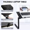 Laptop Stand for Bed, Adjustable Height Laptop Desk for Couch, Foldable Laptop Desk Workstation from Home, Notebook Riser Ergonomic Computer Tray Read