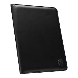 Case•it, Director, Padfolio, with Writing Pad, Leatherette Portfolio, Faux Leather, Black, Pad-30