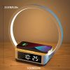 1pc Wireless Charger Table Lamp, 18W Touch Lamp Alarm Clock With Wireless Charging Wake-Up Light, Digital Sonic 10W Max Qi Charger Nightstand Reading