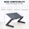 Laptop Stand for Bed, Adjustable Height Laptop Desk for Couch, Foldable Laptop Desk Workstation from Home, Notebook Riser Ergonomic Computer Tray Read