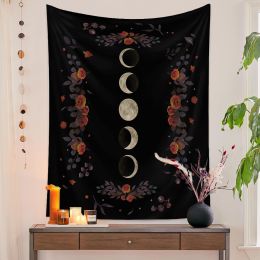 European Retro Mushroom Hanging Cloth Plant Homestay Tapestry (Option: K-150X100CMInstallation package)