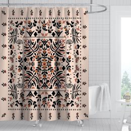 Digital Print-free Bathroom Curtain (Option: YLHTYY11-150gsm finished 590g)