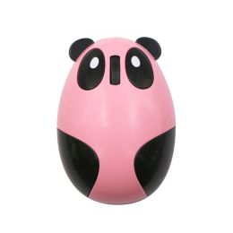 Wireless Rechargeable Mouse Optical Ergonomic Computer Mice Cute Panda Shape Pink USB Mice For Girl Kid Laptop PC Macbook (Ships From: China, Color: pink)