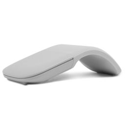 Bluetooth 4.0 /5.0 Folding Wireless Mouse Arc Touch Roller Computer Silent Mouse Ergonomic Slim Laser Mice For Microsoft Surface (Color: White)