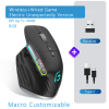 VT Bluetooth+2.4G Wireless Mouse Rechargeable Silent Ergonomic Computer DPI Up 4000 For Tablet Macbook Laptop Gaming Office