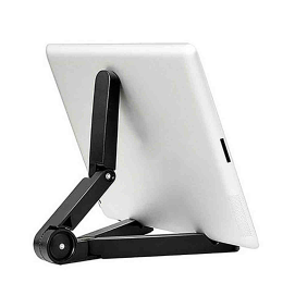 Universal Foldable Phone Tablet Holder Adjustable Bracket Desktop Stand (Style: B, Color: black)