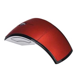 2.4G Wireless Folding Mouse Cordless Mice USB Foldable Receivers Games Computer Laptop Accessory (Ships From: China, Color: NO.2)