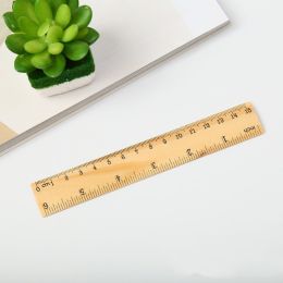 1pc Tailor Ruler Stationery Ruler Wooden Measuring Ruler (size: 5.90in (15cm))