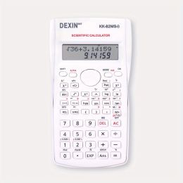 Function Calculator Science College Students Portable Handheld Test Machine The Mathematical Calculator Without The Battery (Color: White)