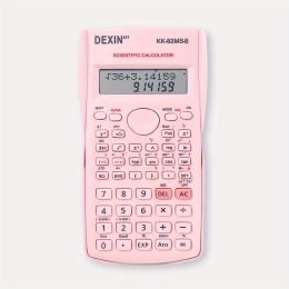 Function Calculator Science College Students Portable Handheld Test Machine The Mathematical Calculator Without The Battery (Color: pink)