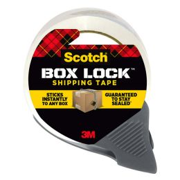 Scotch Box Lock Packaging Tape with Dispenser, Clear, 1.88 in. x 38.2 yd., 1 Total (Brand: Scotch)