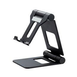 Cell Phone Holder Adjustable Phone Cradle (Color: black)