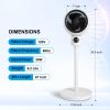 Simple Deluxe 3 Modes Standing Fans Ocillation 70Ã‚Â° Circulating Stand Fan