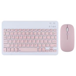 For iPad Air Pro 11 Bluetooth Wireless Keyboard Mouse For Android IOS Windows Phone Tablet (Axis Body: English Language, Color: Keyboard and mouse1)