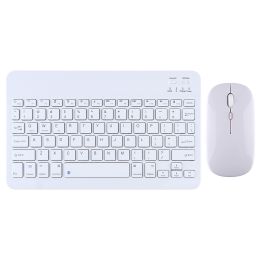 For iPad Air Pro 11 Bluetooth Wireless Keyboard Mouse For Android IOS Windows Phone Tablet (Axis Body: English Language, Color: Keyboard and mouse)