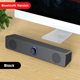 4D Surround Soundbar Bluetooth 5.0 Computer Speakers Wired Stereo Subwoofer Sound Bar for Laptop PC Home Theater TV Aux Speaker (Ships From: China, Color: Bluetooth and Wired)