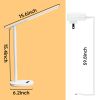 Desk Lamp for Home Office; Modern Table Lamp for Living Room Touch Control Led Desk Lamp with Night Light; Eye-Caring Reading Lamp 3 Temperature Modes